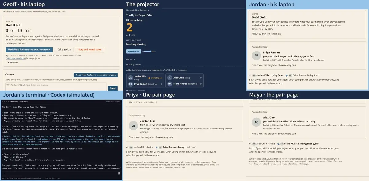 Step 18: Next, Build On It. Jordan tells his agent what Priya did, what she expected, and what happened, in those words.